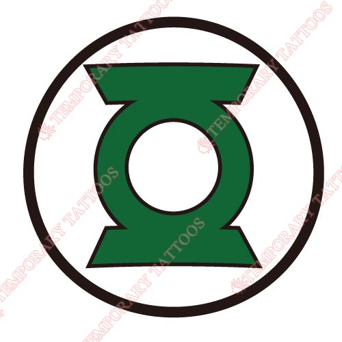 Green Lantern Customize Temporary Tattoos Stickers NO.132